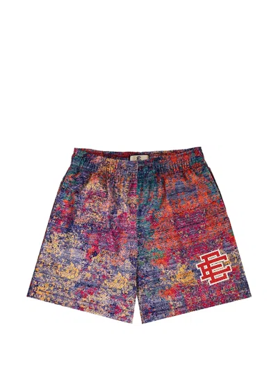 Eric Emanuel Ee Rug Logo-print Shorts In Multi