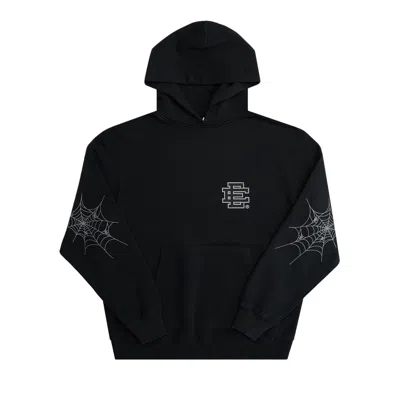Pre-owned Eric Emanuel Ee Spiderweb Hoodie 'black' | Men's Size M