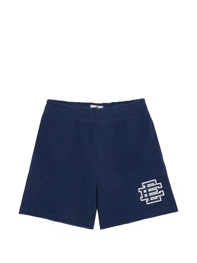 Eric Emanuel Ee Thermal Logo-print Shorts In Blue