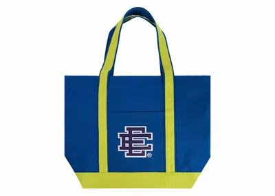 Pre-owned Eric Emanuel Ee Tote Bag In Blue/purple