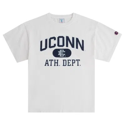 Pre-owned Eric Emanuel Ee Uconn T-shirt 'white' | Men's Size L
