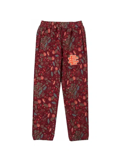 Eric Emanuel Floral-print Logo-patch Track Pants In Multi