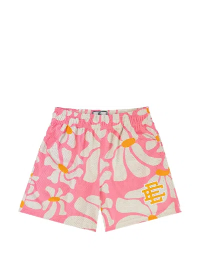Eric Emanuel Floral-print Track Shorts In Pink