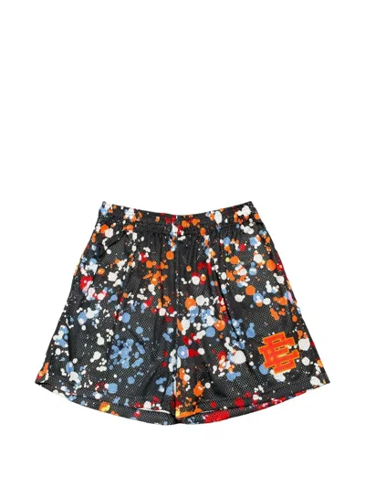 Eric Emanuel Graphic-pattern Shorts In Black