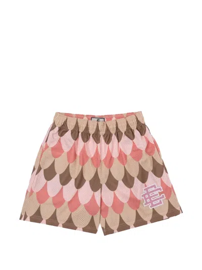 Eric Emanuel Graphic-print Track Shorts In Multi