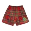 Eric Emanuel Green Plaid Shorts In Green