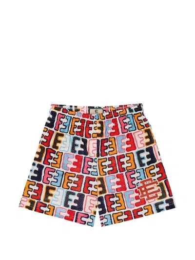 Eric Emanuel Jake Clark Logo-print Mesh Shorts In Multi
