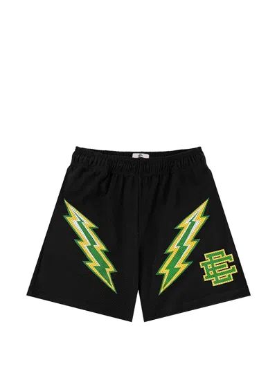 Eric Emanuel Lightning-bolt Shorts In Black
