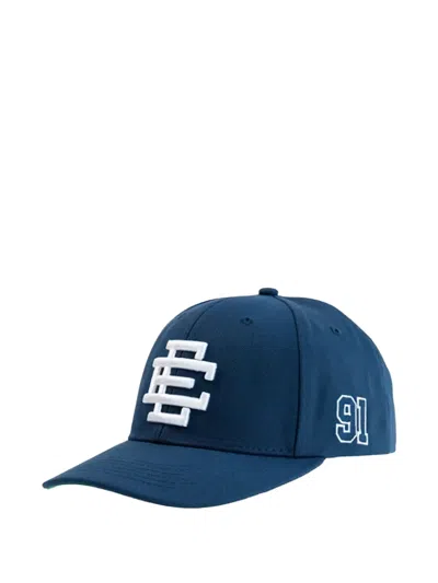 Eric Emanuel Logo-plaque Cap In Blue