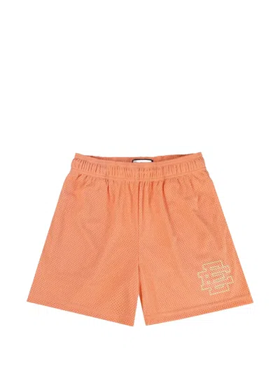 Eric Emanuel Logo Shorts In Orange