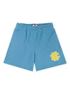 Eric Emanuel Logo Track Shorts In Blue