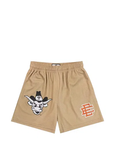 Eric Emanuel Logo-detail Shorts In Neutral