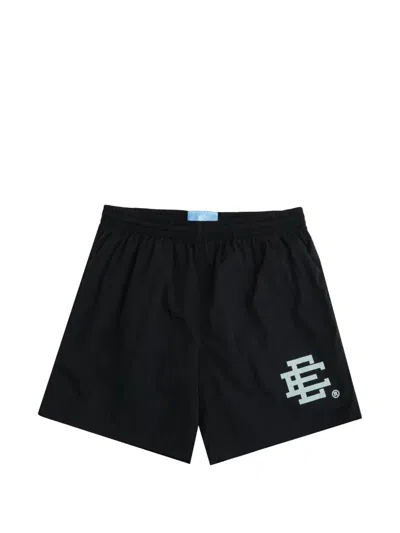 Eric Emanuel Logo-print Drawstring Swim Shorts In Black