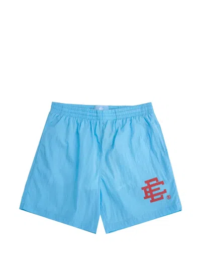 Eric Emanuel Logo-print Drawstring Swim Trunks In Blue