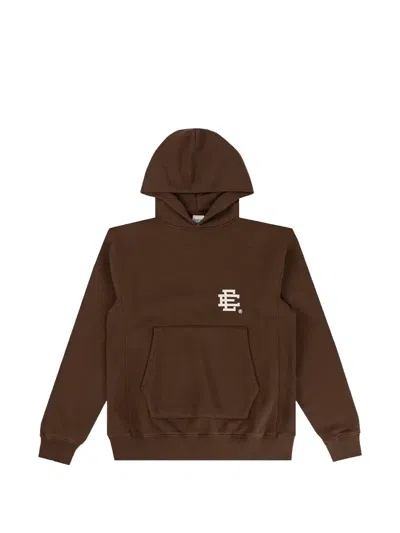 Eric Emanuel Logo-print Hoodie In Brown
