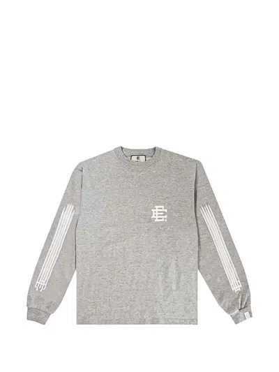 Eric Emanuel Logo-print Long-sleeve T-shirt In Gray