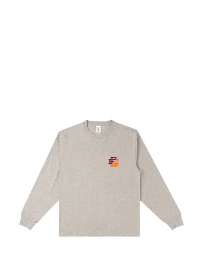 Eric Emanuel Logo-print Long-sleeves Sweatshirt In Gray