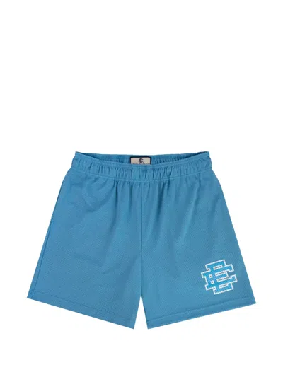 Eric Emanuel Logo-print Mesh Shorts In Blue