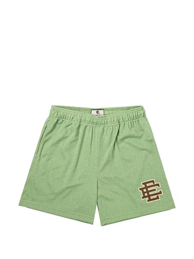 Eric Emanuel Logo-print Mesh Shorts In Green