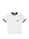 Eric Emanuel Logo-print Ringer T-shirt In White