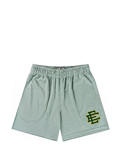 Eric Emanuel Ee Basic Logo-print Shorts In Blue