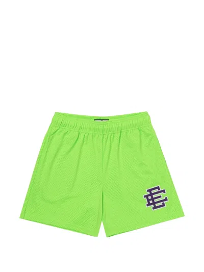 Eric Emanuel Logo-print Shorts In Metallic