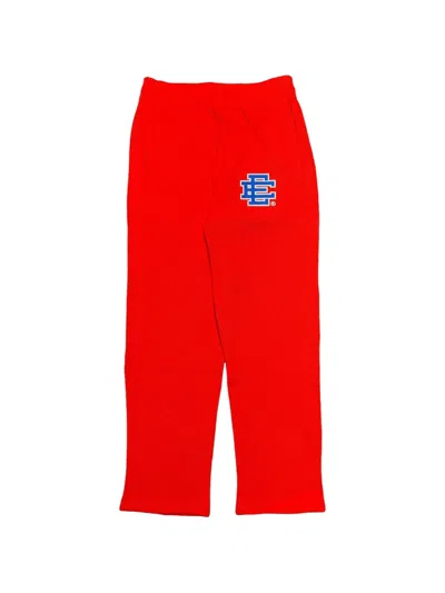 Eric Emanuel Logo-print Thermal Track Pants In Red