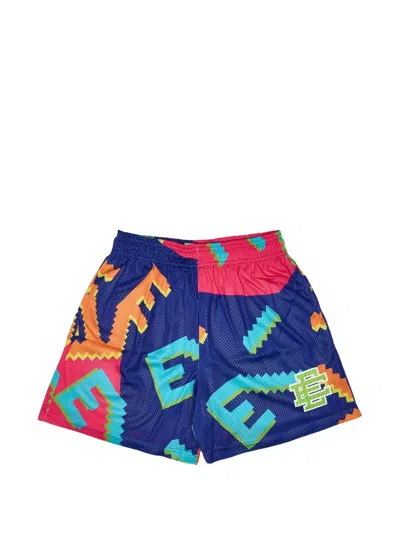 Eric Emanuel Logo-print Track Shorts In Multi