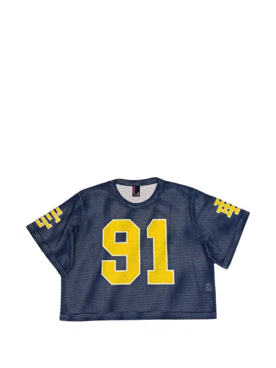 Eric Emanuel Logo-print T-shirt In Blue