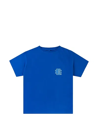 Eric Emanuel Logo-print T-shirt In Blue