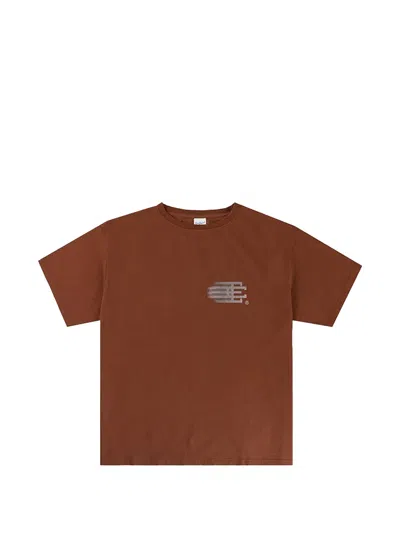 Eric Emanuel Logo-print T-shirt In Brown