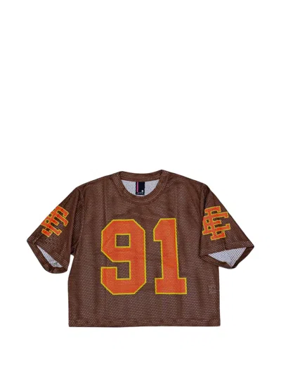 Eric Emanuel Logo-print T-shirt In Brown