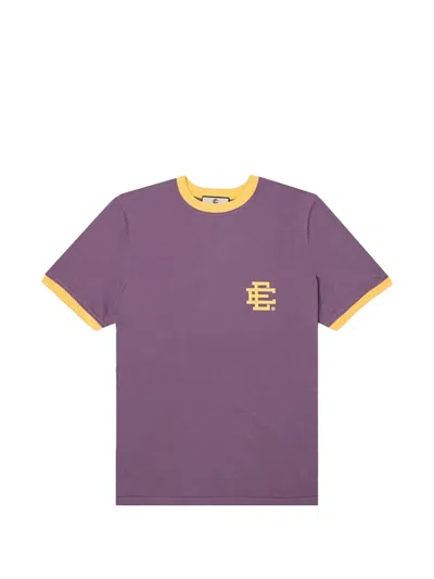 Eric Emanuel Logo-print T-shirt In Purple