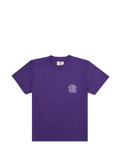 Eric Emanuel Logo-print T-shirt In Purple