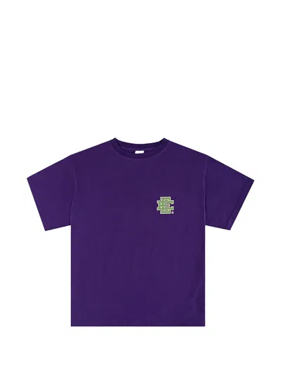 Eric Emanuel Logo-print T-shirt In Purple