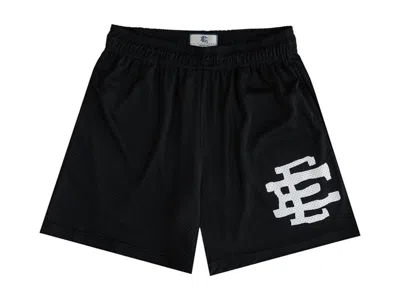 Pre-owned Eric Emanuel Men's  Ee Akimbo Tyrrell Winston Short In Black/white