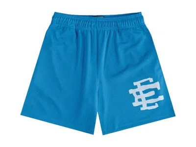 Pre-owned Eric Emanuel Men's  Ee Akimbo Tyrrell Winston Short In Carolina Blue/white