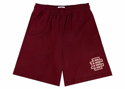 Pre-owned Eric Emanuel Men's  Ee Baggy Short In Cardinal