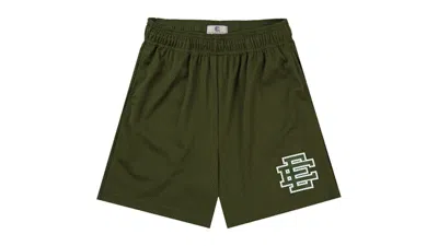Pre-owned Eric Emanuel Men's  Ee Baggy Short In Chive In Green