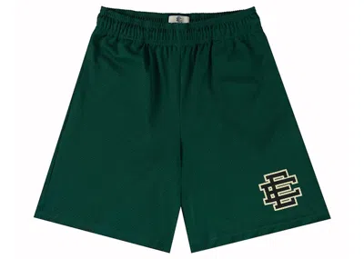 Pre-owned Eric Emanuel Men's  Ee Baggy Short In Green/black