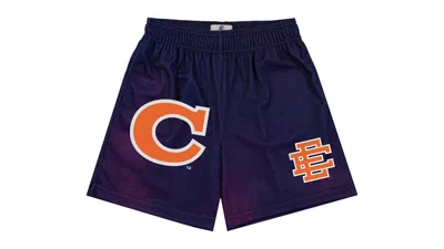 Pre-owned Eric Emanuel Men's  Ee Basic Clemson University Short In Purple/orange Ee In Multi