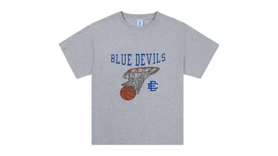 Pre-owned Eric Emanuel Men's  Ee Basic Duke University T-shirt In Grey