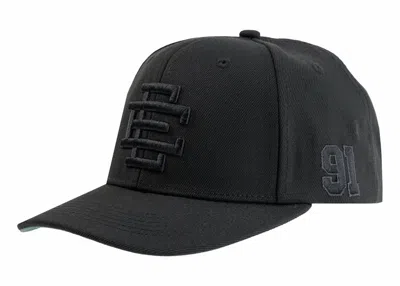 Pre-owned Eric Emanuel Men's  Ee Basic Hat In Black