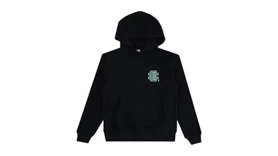 Pre-owned Eric Emanuel Men's  Ee Basic Hoodie In Black/green In Multi