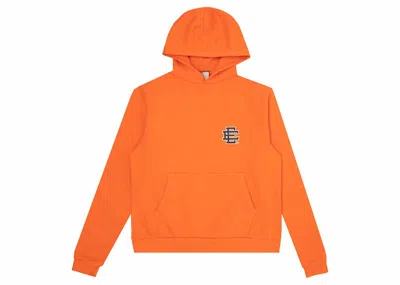 Pre-owned Eric Emanuel Men's  Ee Basic Hoodie In Bright Orange