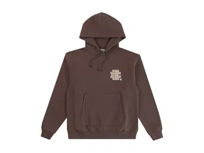 Pre-owned Eric Emanuel Men's  Ee Basic Hoodie In Brown