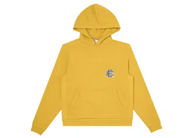 Pre-owned Eric Emanuel Men's  Ee Basic Hoodie In Spicy Mustard