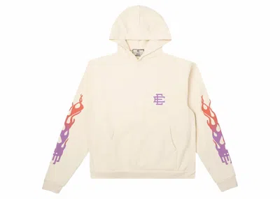Pre-owned Eric Emanuel Men's  Ee Basic Hoodie (ss23) In Off White