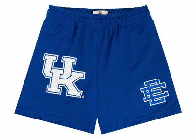 Pre-owned Eric Emanuel Men's  Ee Basic Kentucky Short In Blue