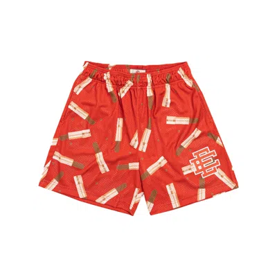 Pre-owned Eric Emanuel Men's  Ee Basic Lipstick Short In Red
